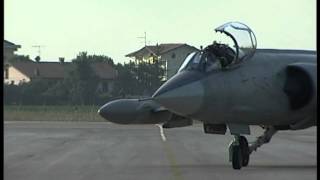 F104 Starfighter 5°Stormo Cervia AB last year 2003 22wmv [upl. by Arrimat]