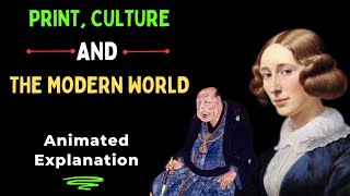 Print Culture and The Modern World Class 10 full chapter Animation  Class 10 History Chapter 5 [upl. by Braswell518]