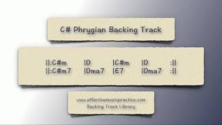 C Phrygian Mode Backing Track [upl. by Livi]