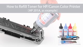 HP Color LaserJet Pro MFP M283FDW Ink Toner Replacement [upl. by Natie]