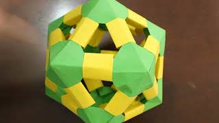 Origami Icosahedron  Icosaedro De Origami ¡TUTORIAL [upl. by Nohtahoj]