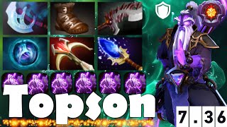 Topson Void Spirit Dot 2 736b Pro Gameplay  NoobSupport13 [upl. by Pratte]