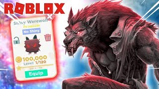 ROBLOX INDONESiA  PELiHARAAN PET LANGKA SHiNY WEREWOLF 😍 [upl. by Tiebout]