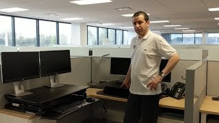 FlexiSpot M2B 35 Inch Standing Desk Vs Varidesk Pro 36 Stand Up Desk Comparison [upl. by Micheal]