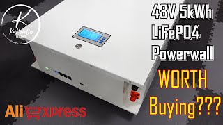 WORTH Buying Cheapest Powerwall battery 48v 100Ah from Alliexpres just €030 per Wh Surprised me [upl. by Hermina]