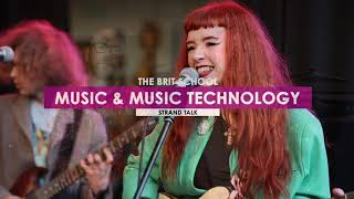 Want to study Post 16 Music or Music Tech at The BRIT School [upl. by Wesley]