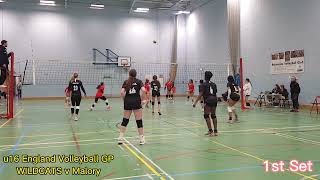 u16 England Volleyball GP WILDCATS v Malory 10122023 [upl. by Neerod772]