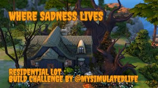 The Sims 4  Where Sadness Lives  Residential Lot [upl. by Aleciram727]