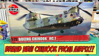 BOEING CHINOOK  Airfix Bravo November in 172 Scale  Worth the Wait [upl. by Buckler]