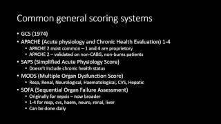 FFICM revision  Scoring Systems [upl. by Eldreda]