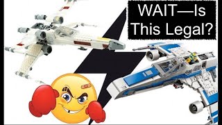 A SURPRISNGLY Intriguing Video—LEGO Star Wars EWing Versus XWing Comparison [upl. by Frederico]