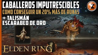 ELDEN RING 20 de Runas con este Talismán  JEFE Caballeros imputrescibles Localización [upl. by Ayekim]