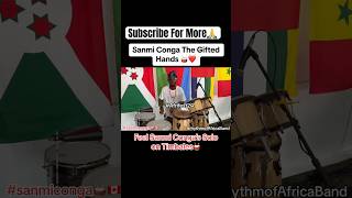 MOST VERSATILE PERCUSSIONIST SOLO ON TIMBALES in CANADA 🇨🇦🇳🇬 sanmiconga yourubeshorts youtube [upl. by Tomi761]