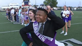 Special needs students honored at Homecoming Game at Fulshear High School [upl. by Yatnuahs]