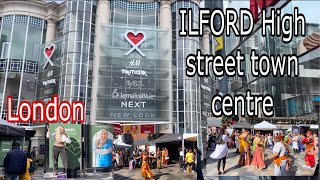 Ilford Exchange mall High Street  Ilford town centre London Indian Cultural dance performance [upl. by Intruok]