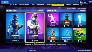 BOUTIQUE FORTNITE du 8 Décembre 2018  ITEM SHOP December 8 2018 [upl. by Weidar326]