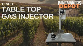 Table Top Gas amp Nitrojen Injector  Now Available at Winemakers Depot [upl. by Libre]