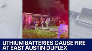 East Austin duplex fire caused by lithium batteries  FOX 7 Austin [upl. by Leonard]