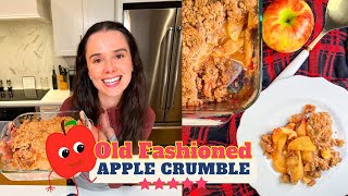 BEST Easy Apple Crumble Recipe [upl. by Calandria514]