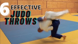 6 Effective Judo Throws  Our Favourite Techniques [upl. by Hudnut482]