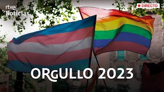 ORGULLO 2023 MANIFESTACIÓN LGBTIQ en MADRID l RTVE Noticias [upl. by Noirred]