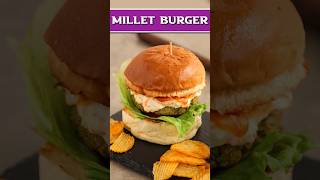 Homemade Millet Burger  How to Make Burger Patties milletburger burgerrecipes milletsnacks [upl. by Jordanson]