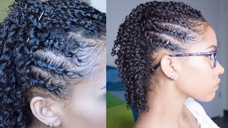 Mini Twists Hairstyle on NATURAL HAIR  PROTECTIVE STYLE [upl. by Spitzer401]