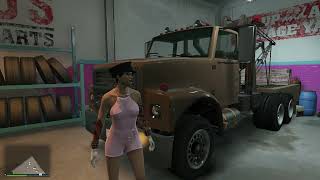 GTA V Salvage Yard Tow Truck Services Albany Primo [upl. by Saeger]