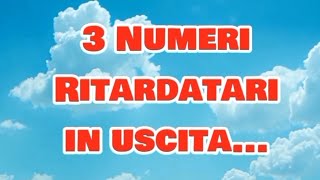 3 numeri Ritardatari sulla Ruota Nazionale [upl. by Samau]