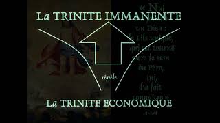 Théologie chrétienne 54  Trinité économique et Trinité immanente [upl. by Ecyarg]