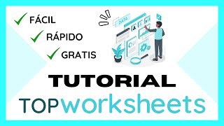 Crea FICHAS INTERACTIVAS para tus alumnos  Rápido y FÁCIL  Tutorial TopWorksheets [upl. by Thorpe]