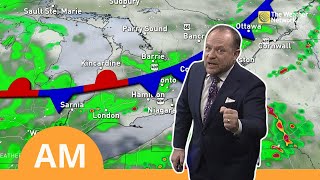 Weather AM Canadas Weekend Forecast [upl. by Llesirg]