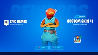 HOW TO CREATE YOUR OWN SKIN IN FORTNITE [upl. by Mathew]