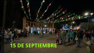 15 de SEPTIEMBRE en OJOCALIENTEZACATECAS  coique vlogs [upl. by Eelahs]