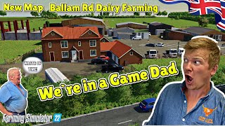 New Map  Tom Pemberton Farm Life  Ballam Rd Dairy Farming  Farming Simulator 22  PS5 [upl. by Anilem409]