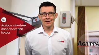 The Agrippa fire door holder and closer listen and learn technology explained [upl. by Armitage]