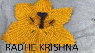 How to crochet Leaf style For Laddu Gopal kanha ji [upl. by Ellehc]