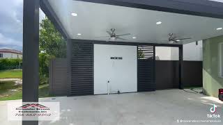 Pérgola moderna insuladas de aluminio 7866629203 free estimates miami roof aluminum [upl. by Trueman]