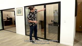 TEZA 60 SERIES ALUMINUM ACCORDION PATIO DOOR [upl. by Cruce]