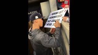 Aaron Judge makes a young fans day [upl. by Mayberry]