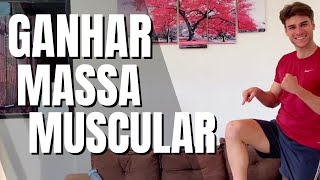 🔴 Treino de pernas e glúteos para ganhar massa muscular  EM CASA [upl. by Acillegna]