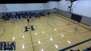 Hudson High School  IA  vs East Marshall High School Mens JV Basketball [upl. by Jeritah]