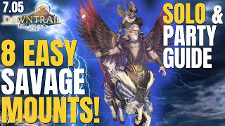 Easy Savage Mount Farms  Unsynced Guide Heavensward Stormblood amp Shadowbringers  FFXIV [upl. by Yrral536]