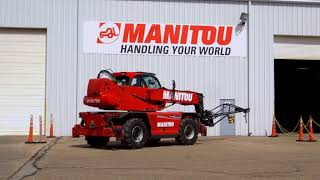 Manitou MRT  Jib with Winch [upl. by Oneal112]