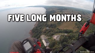 FIVE LONG MONTHS  Only a boring coastal paragliding flight  but I enjoyed it [upl. by Hidie182]