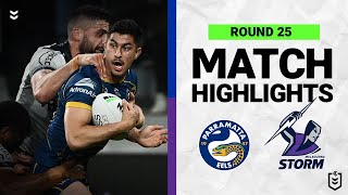 Parramatta Eels v Melbourne Storm  Match Highlights  Round 25 2022  NRL [upl. by Gaulin977]