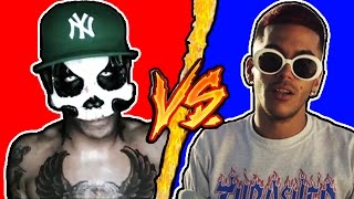 Salmo VS Sfera Ebbasta Cabriolet PARODIA  Battaglia Rap Epica  Manuel Aski [upl. by Helsie]