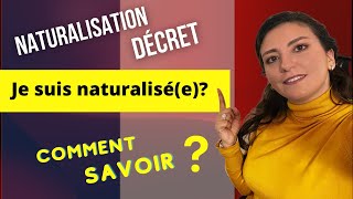 Trouver votre nom au JO  Naturalisation par décret Important [upl. by Ahsilet49]