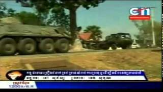 Cambodia Cavalry Deployed at Preas Vihear Due to Thai troop want to invade Cambodia territory [upl. by Ardnahcal]