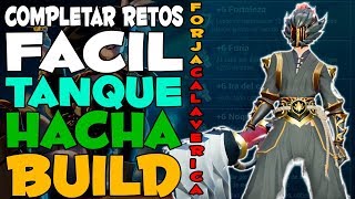 Dauntless Build Hacha Tanque  Completar Retos Facil  Dauntless Español [upl. by Elleneg244]